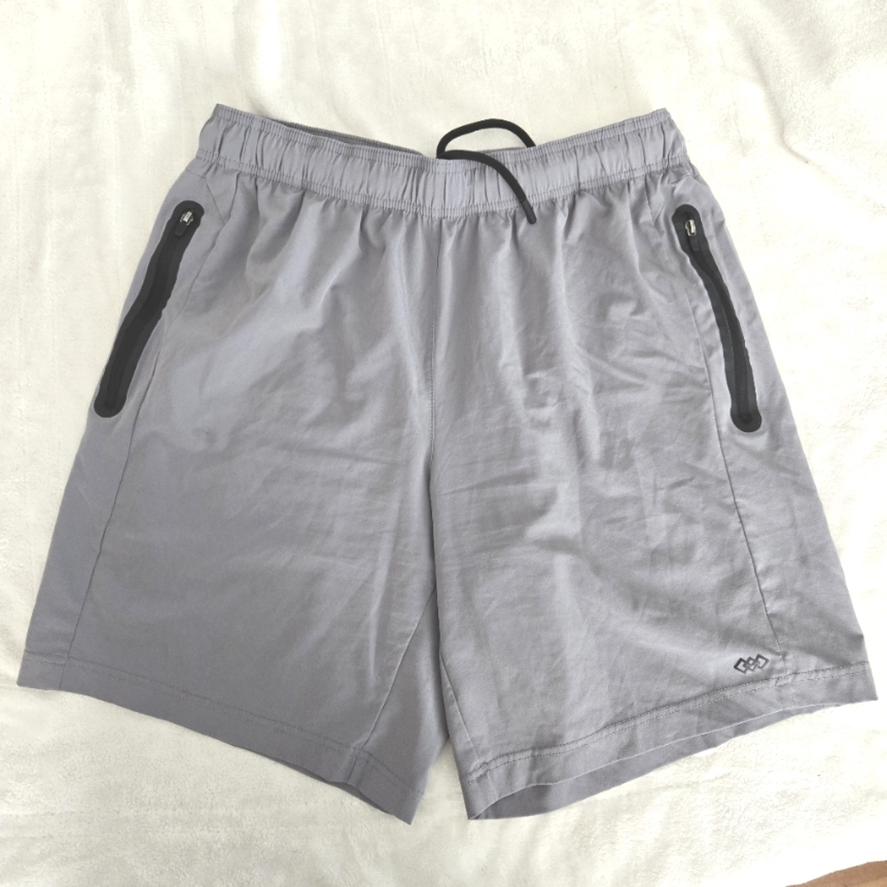 Men's Legends Shorts Gray‎ Sz M Unlined Gym Running Workout Athletic Fitness